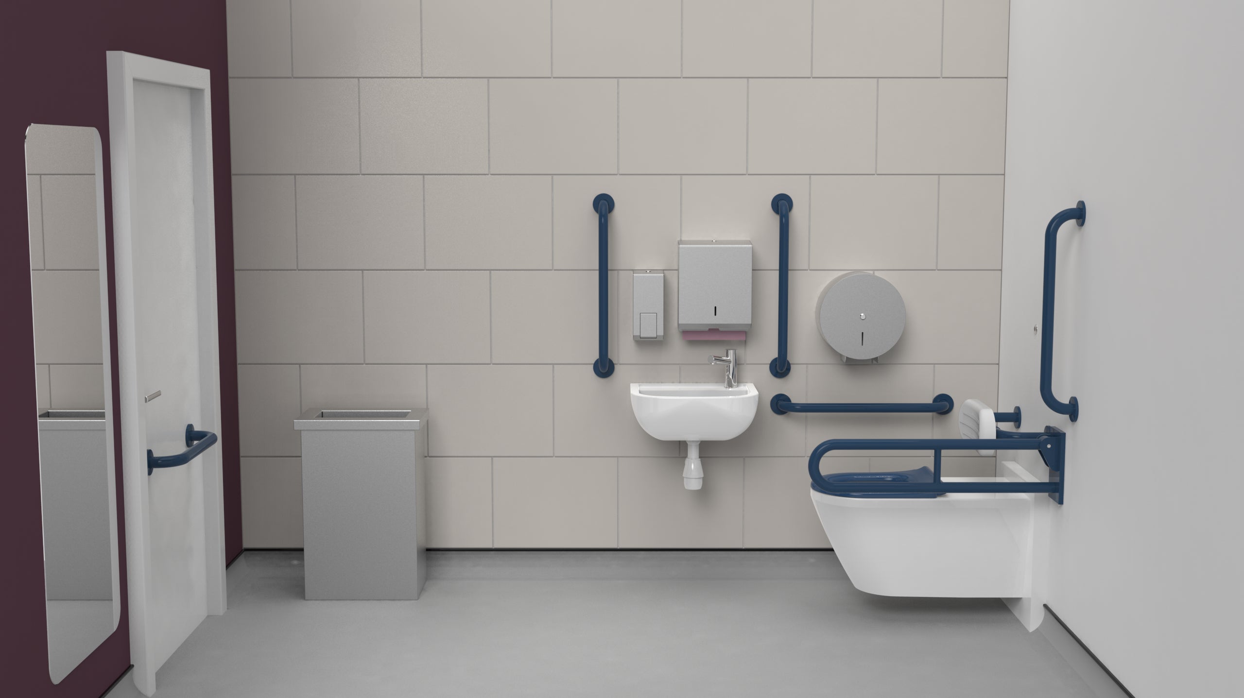 Infrared Premium Rimless Wall Hung Doc M Toilet Pack Right-Handed