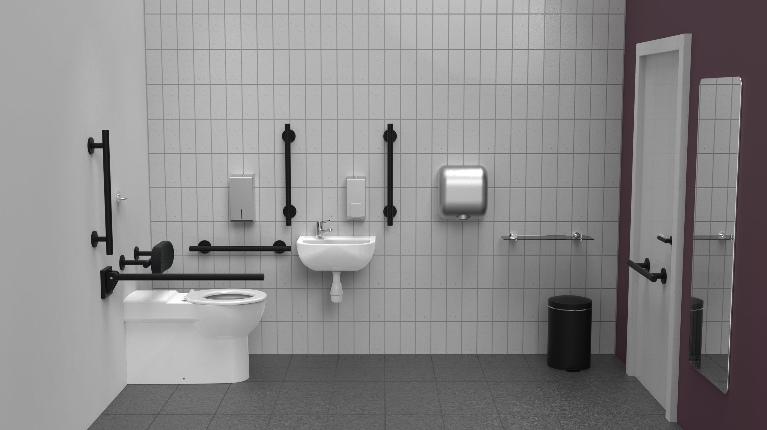 Premium Rimless Left Handed Luxury Back To Wall Doc M Toilet Pack