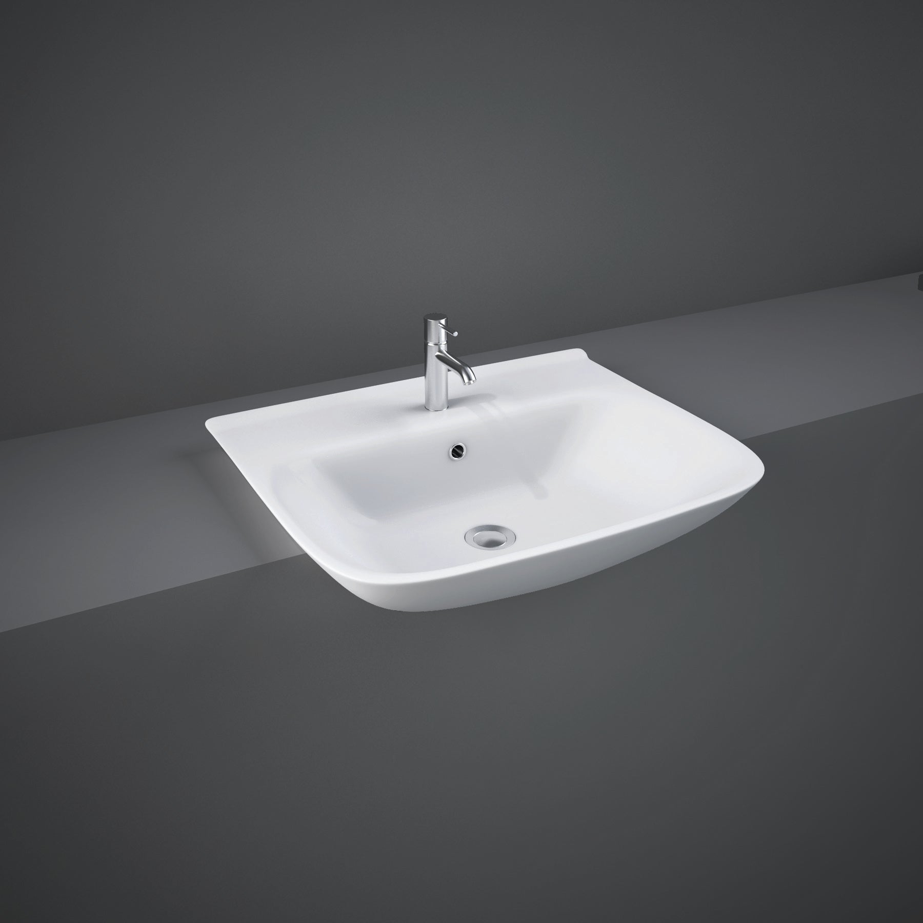 RAK Origin Semi Recessed Basin 1th