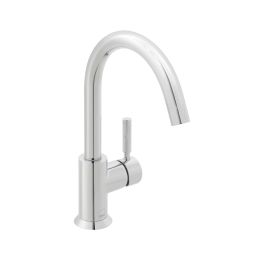 Origins Mono Kitchen Mixer Single Lever Deck Mounted with Swivel Spout Chrome