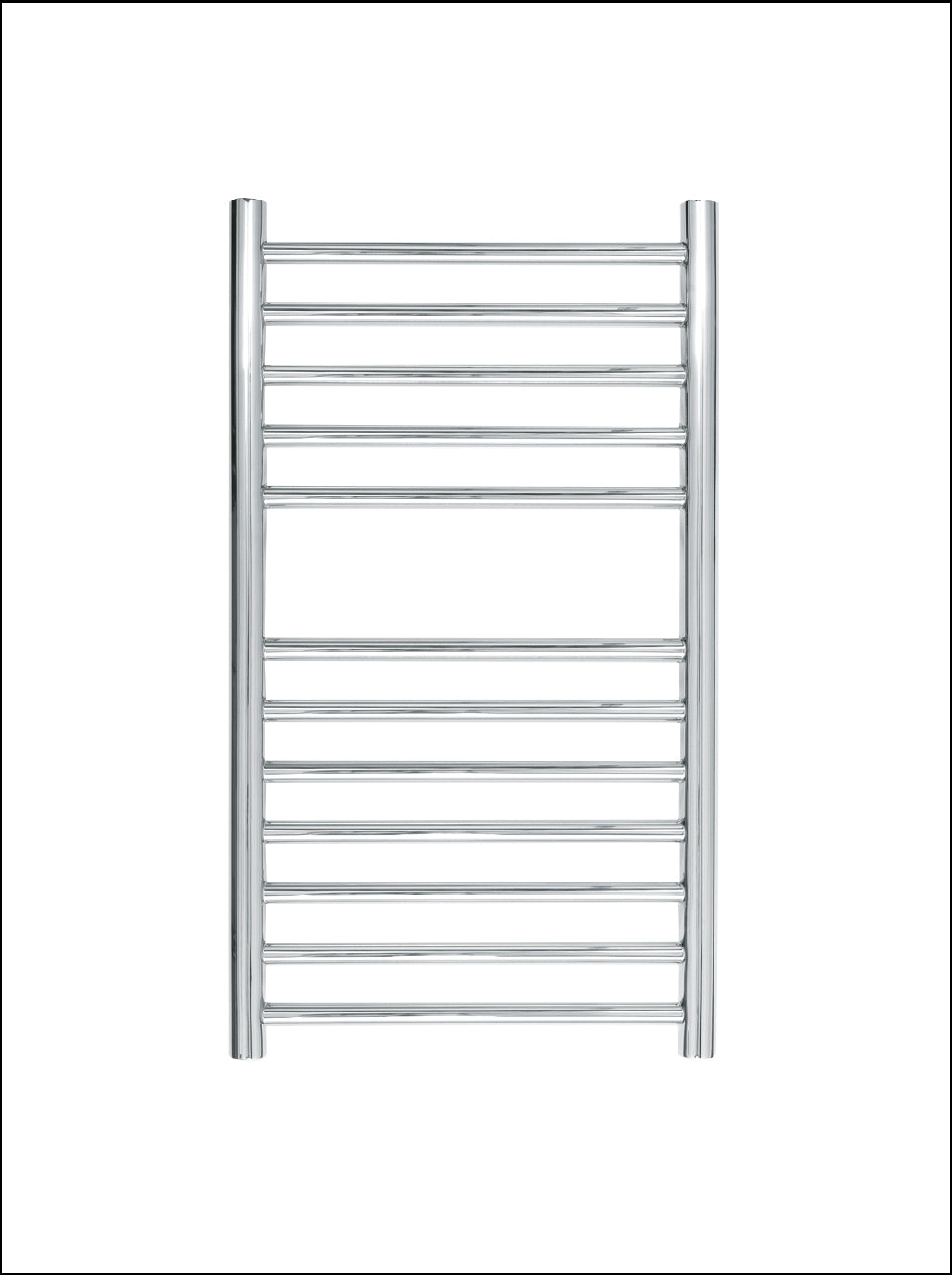 Ouse Flat Fronted Towel Rail 700x400mm