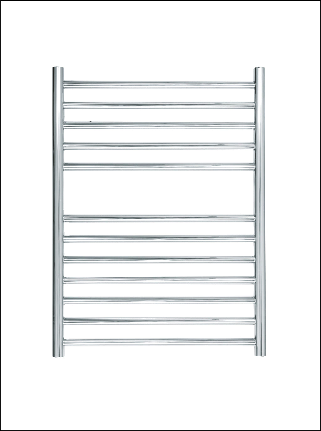 Ouse Flat Fronted Towel Rail 700x520mm