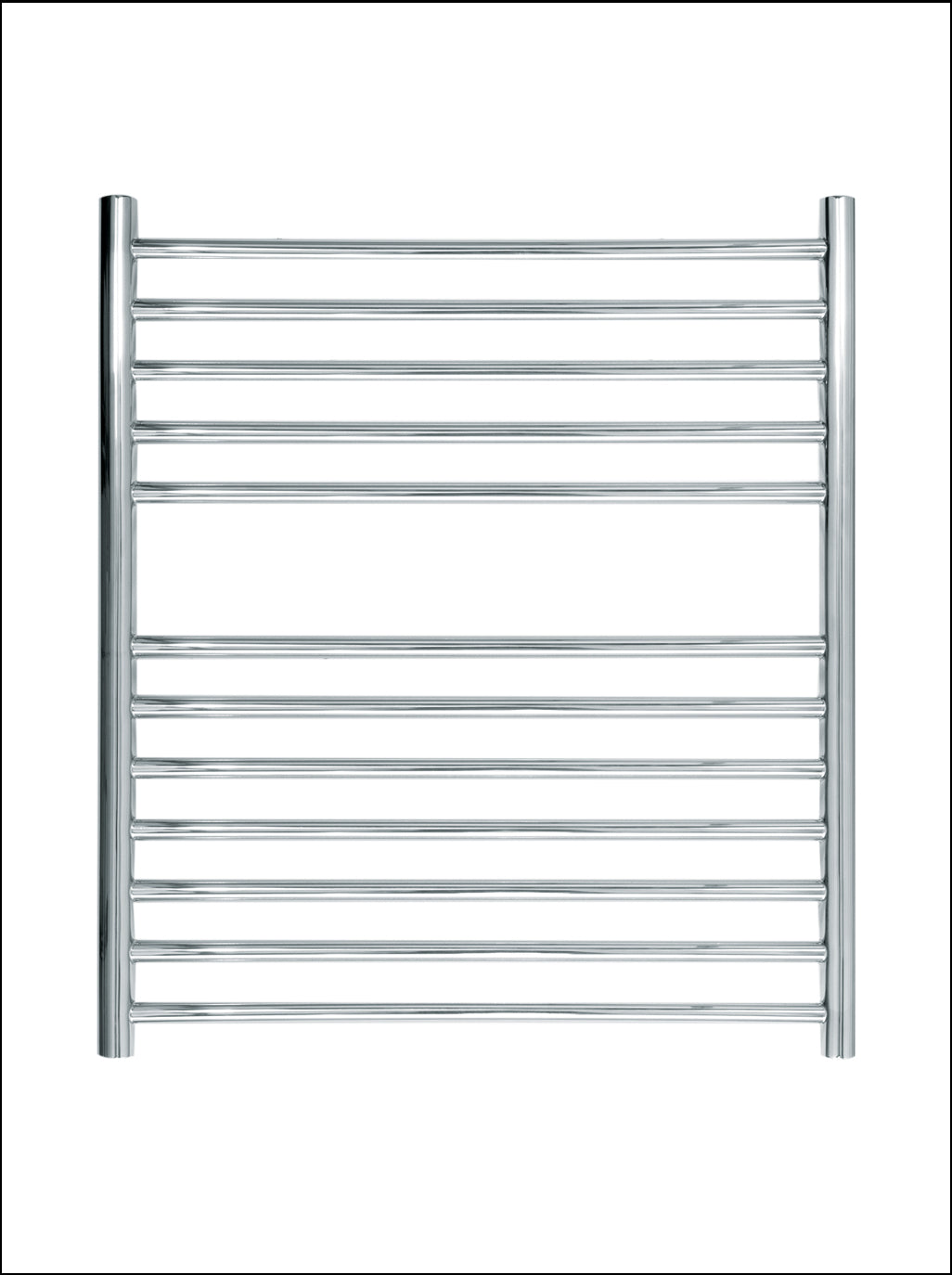 Ouse Flat Fronted Towel Rail 700x620mm