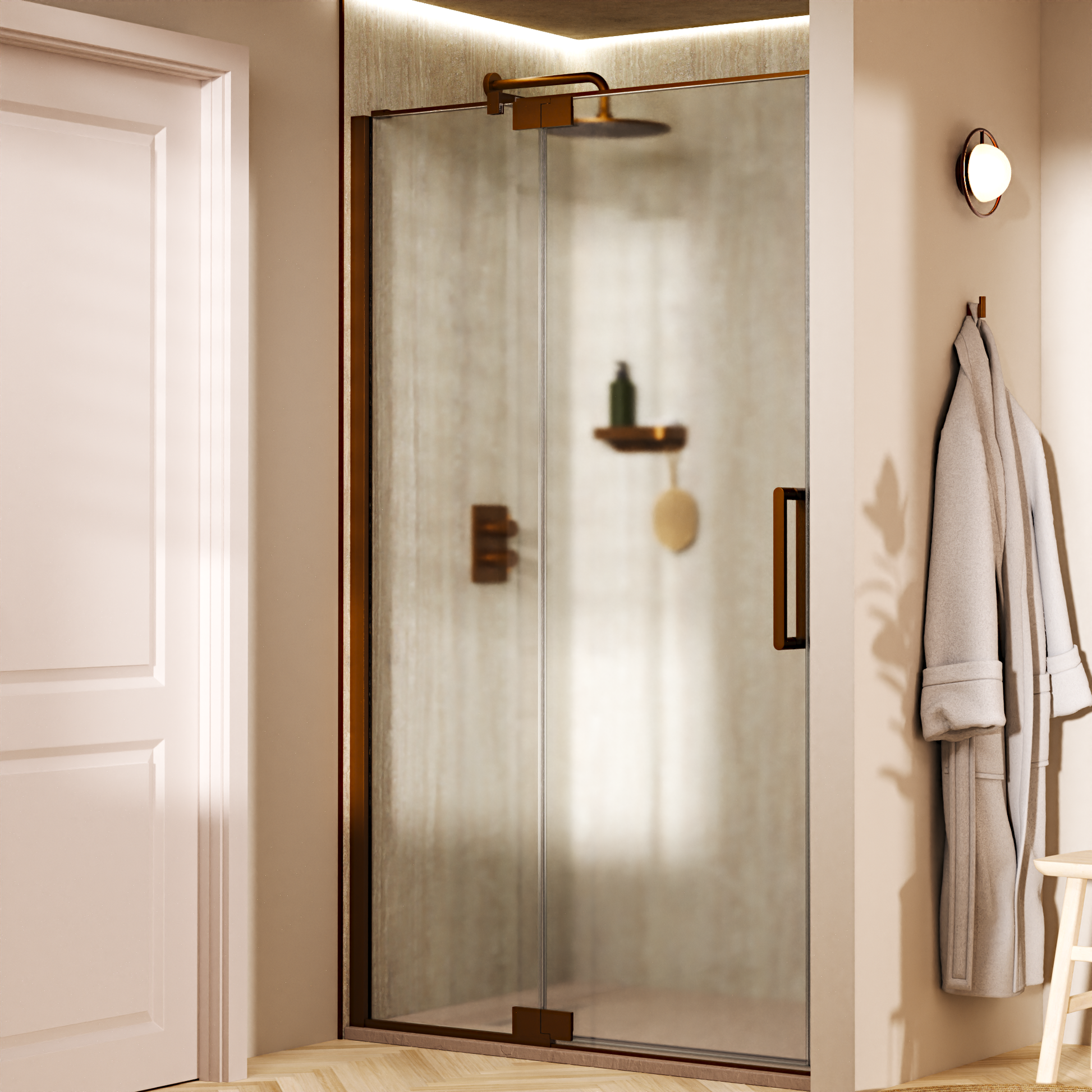 Optix Pivot Door Inline Panel