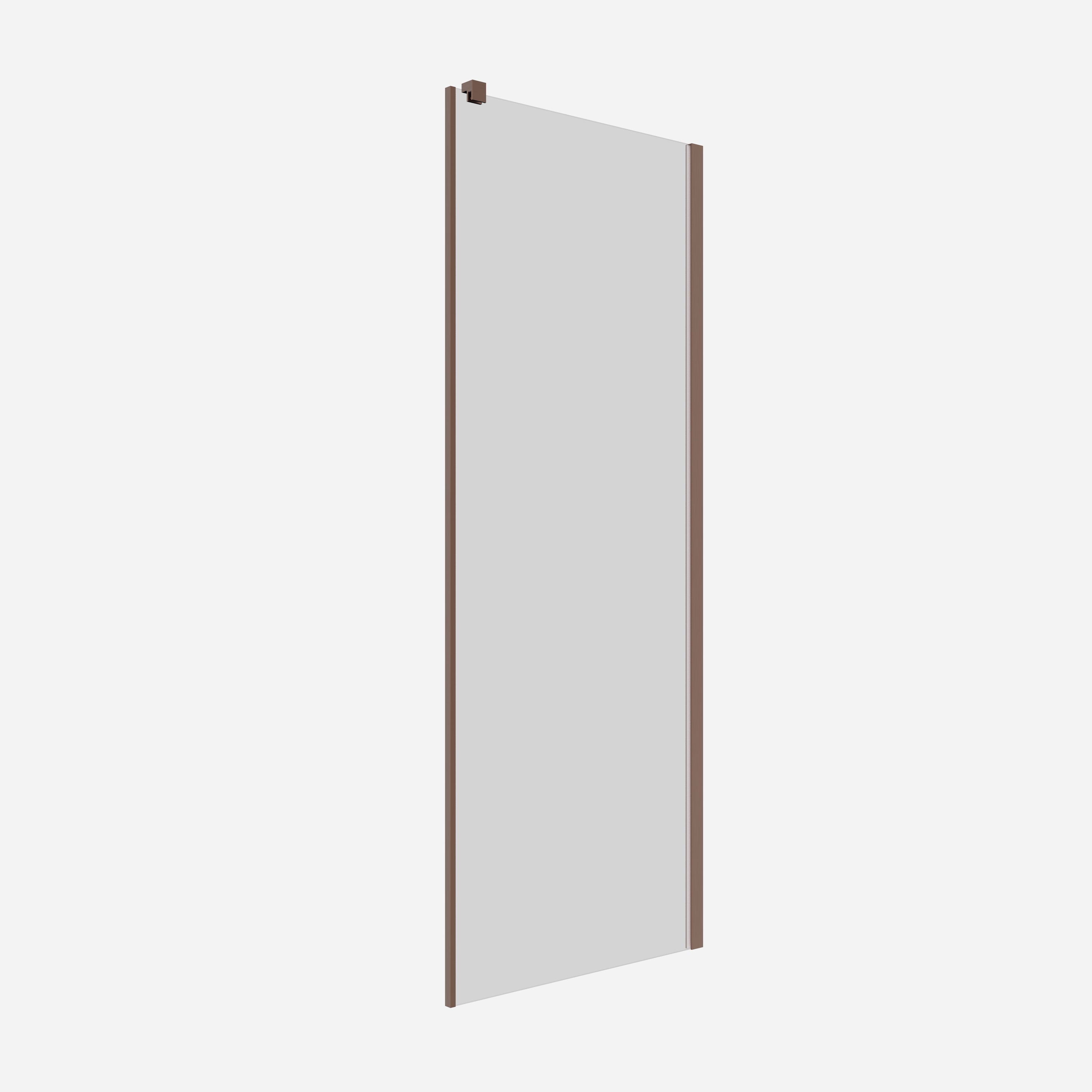 Crosswater Optix 10 Pivot Door 1000 with Inline Panel & 800 Side Panel