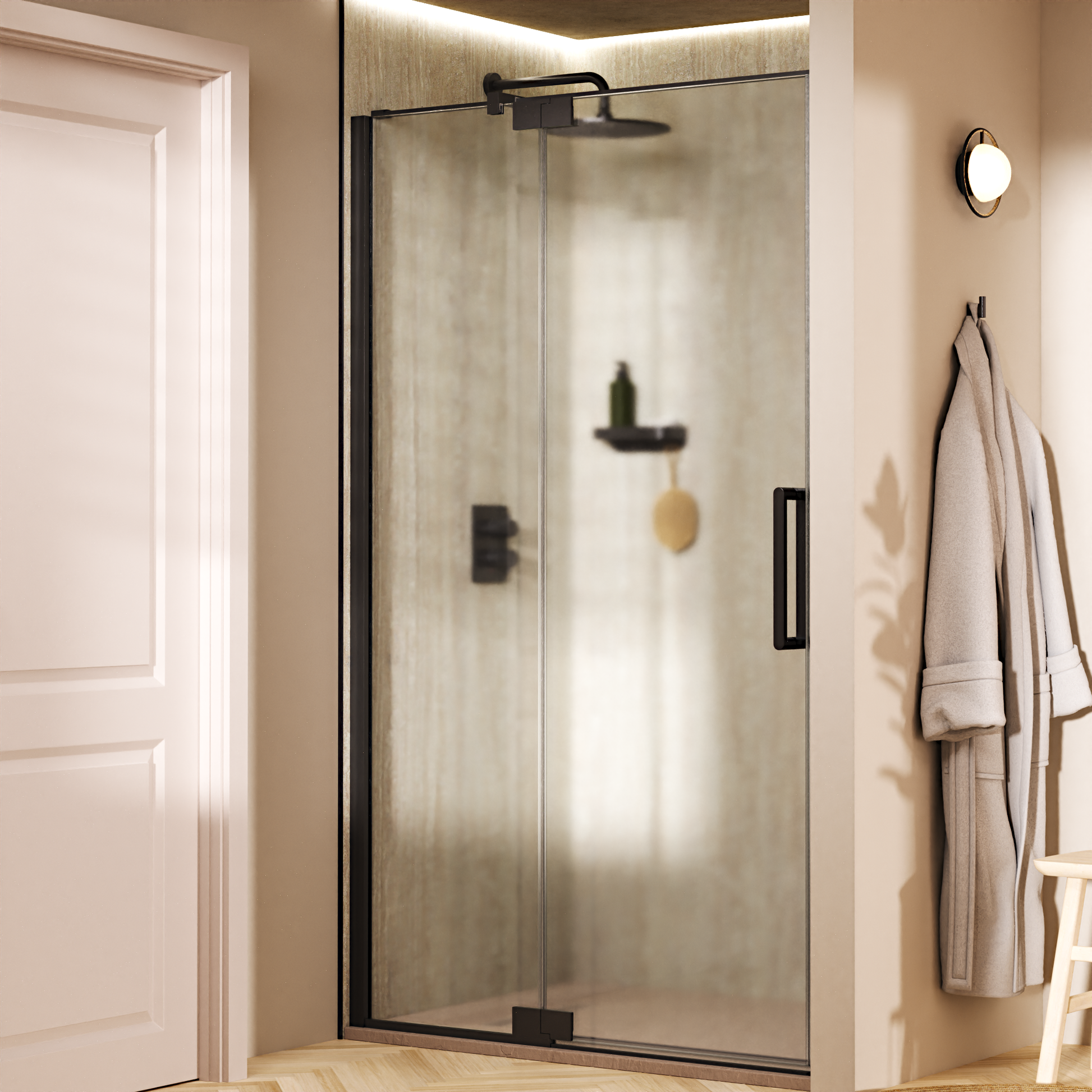 Optix Pivot Door Inline Panel