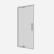 Crosswater Optix 10 Pivot Door 900 with Inline Panel & 800 Side Panel in Brushed