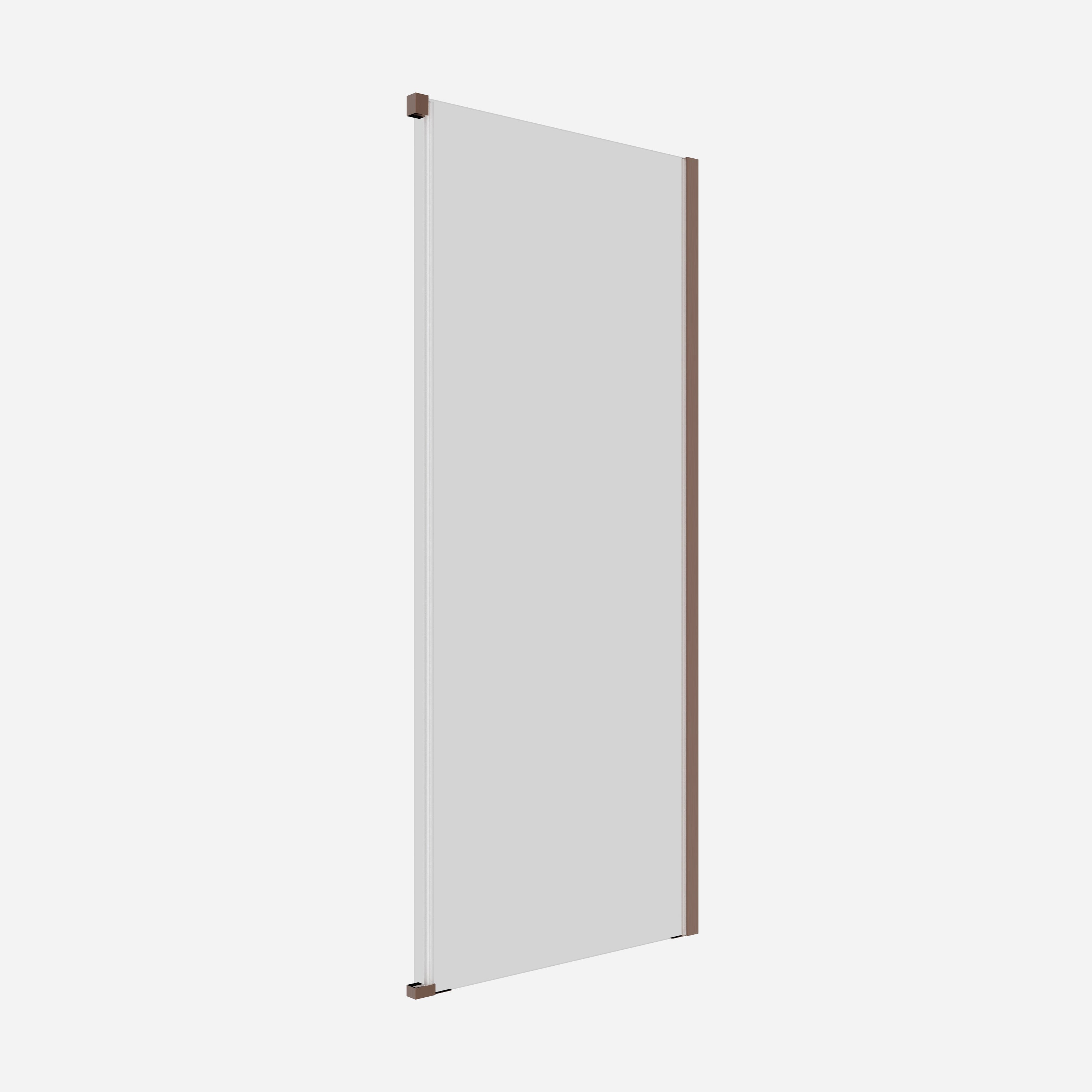 Crosswater Optix 10 Single Sliding Door 1400 with Soft Close & 900 Side Panel
