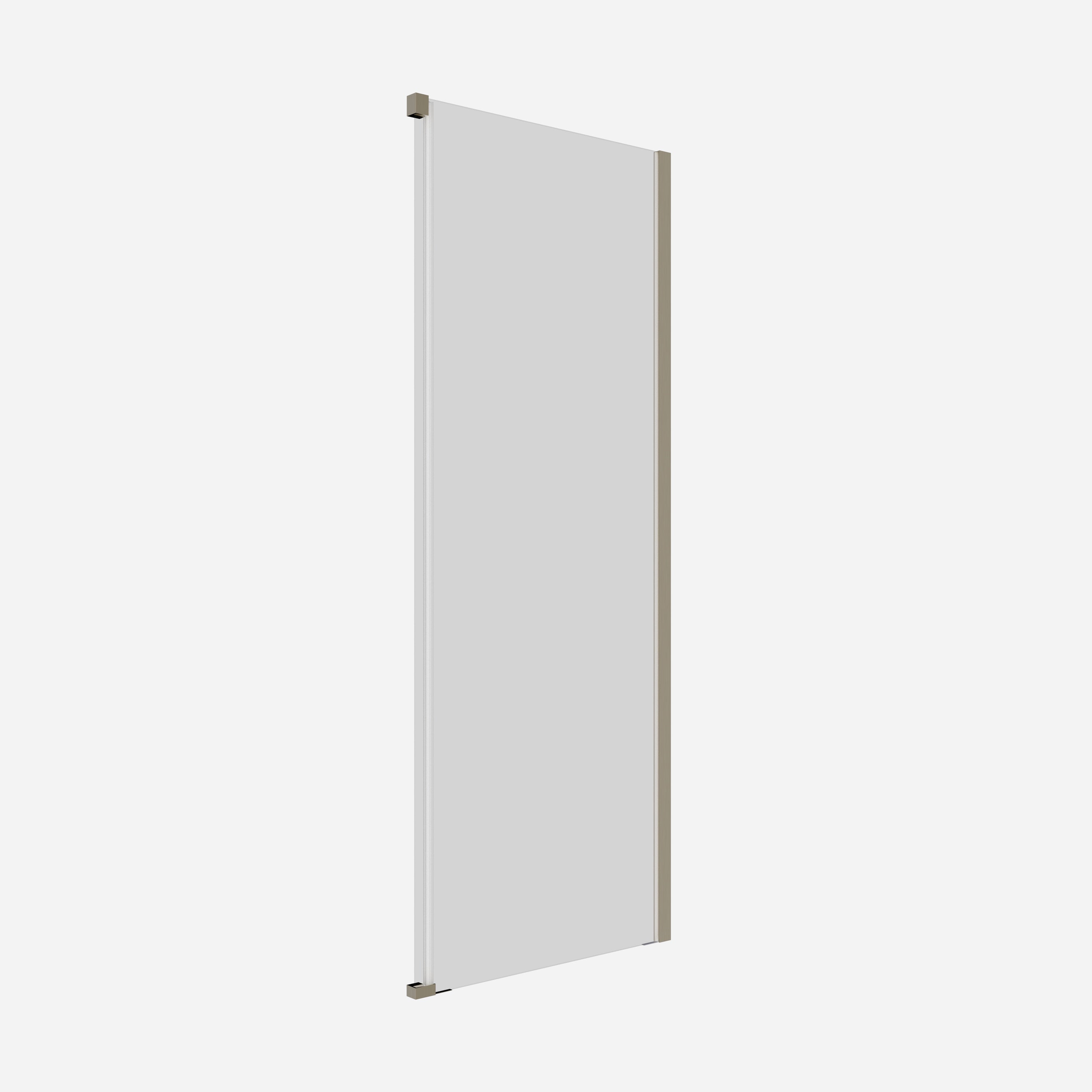 Optix Side Panel for Slider Brused Brass