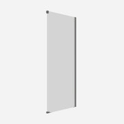 Crosswater Optix 10 Single Sliding Door 1500 with Soft Close & 800 Side Panel