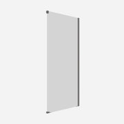 Crosswater Optix 10 Single Sliding Door 1200 with Soft Close & 900 Side Panel