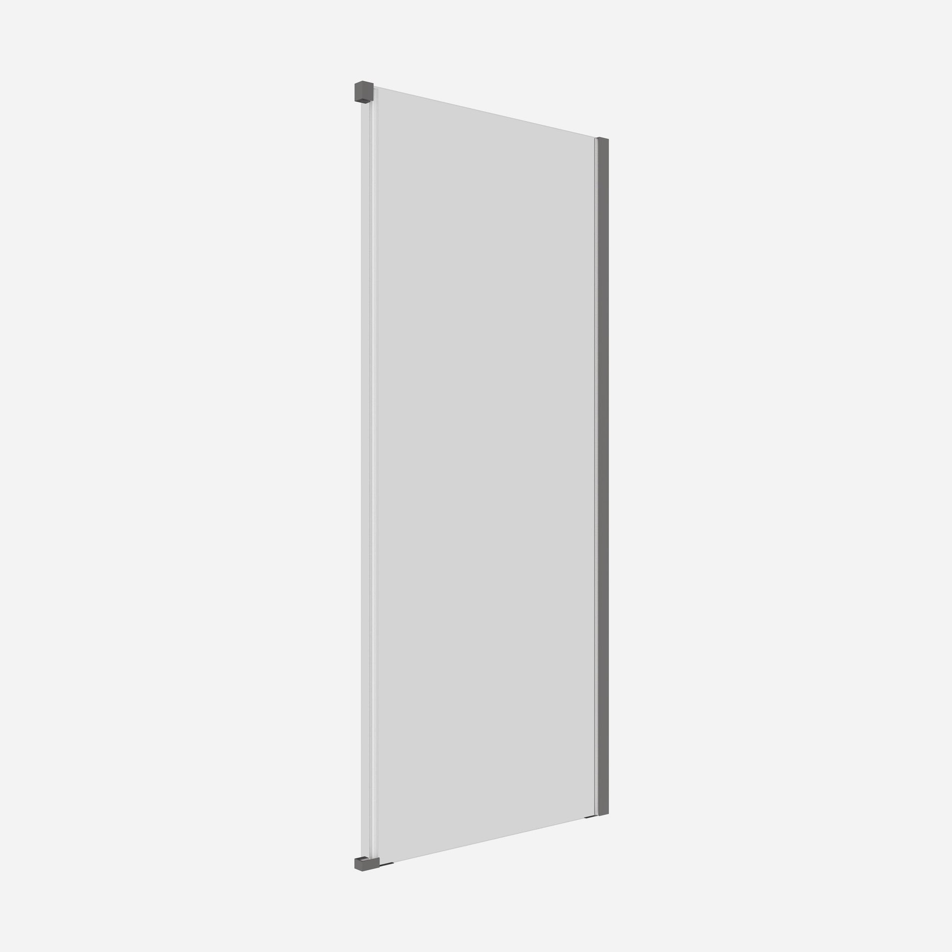 Crosswater Optix 10 Single Sliding Door 1500 with Soft Close & 900 Side Panel
