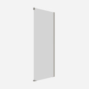 Crosswater Optix 10 Single Sliding Door 1700 with Soft Close & 800 Side Panel in Brushed