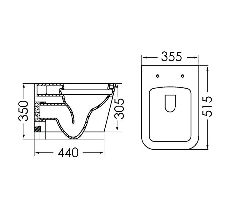 R2 - Suspended Pan & Seat