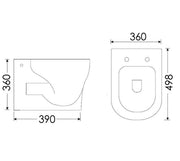 STYLE R Suspended Pan & Seat