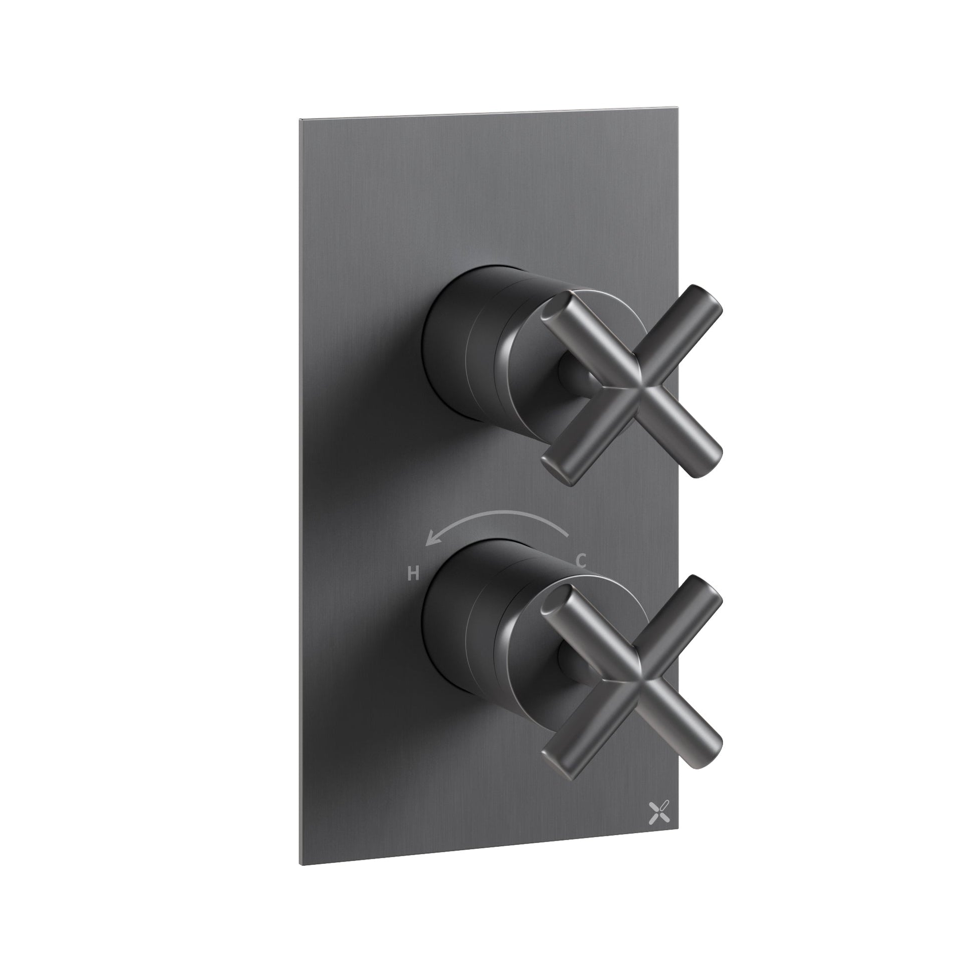 Crosswater MPRO Crosshead Thermostatic 1 Outlet Shower Valve & Trimset