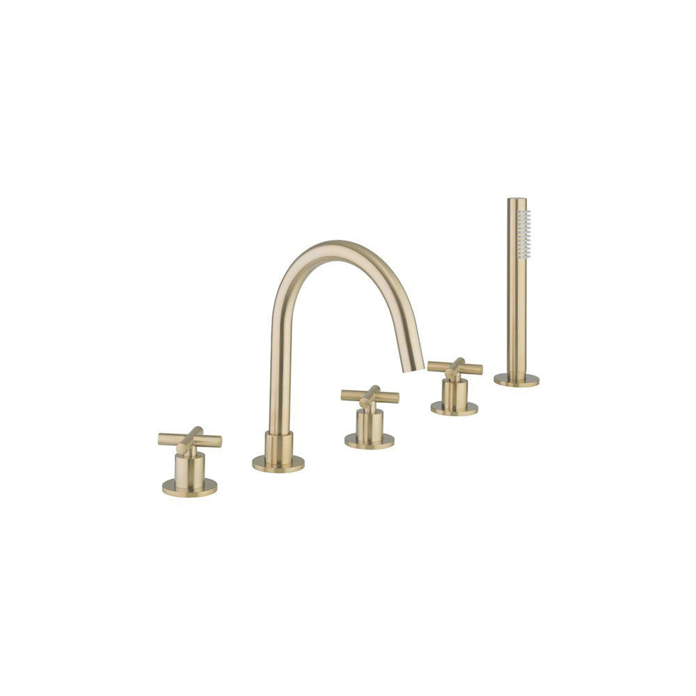 MPRO Crosshead 5 Hole Bath Shower Mixer with Kit
