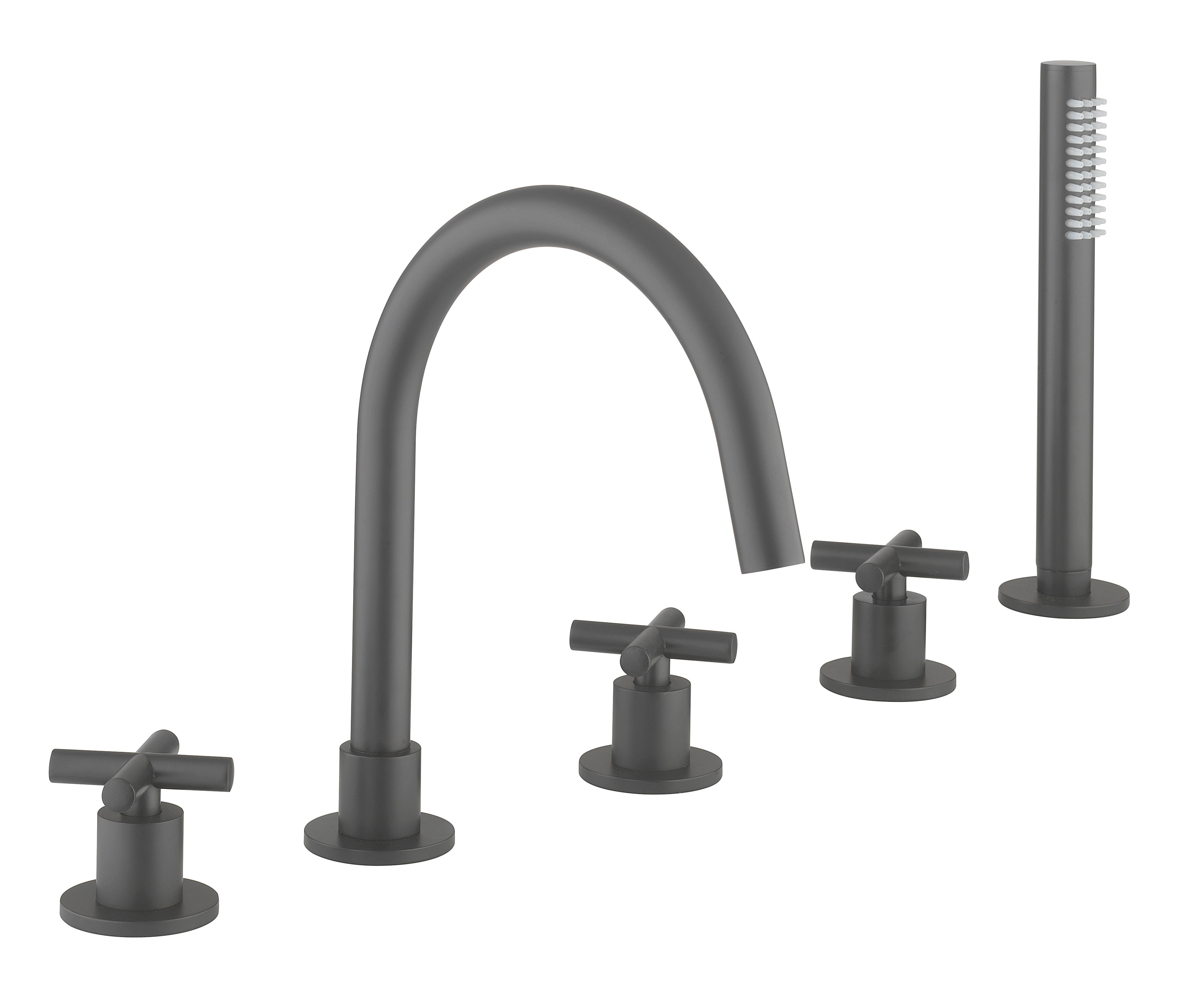 MPRO Crosshead 5 Hole Bath Shower Mixer with Kit