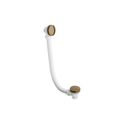 MPRO Industrial Bath Click Waste Brushed Brass Unlaquered