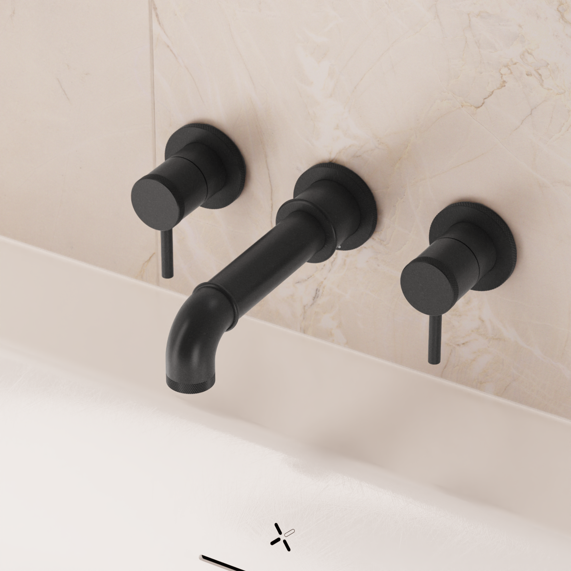 MPRO Industrial Bath Spout Wall Mounted