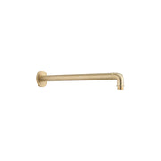 MPRO Industrial Shower Arm Brushed Brass Unlaquered