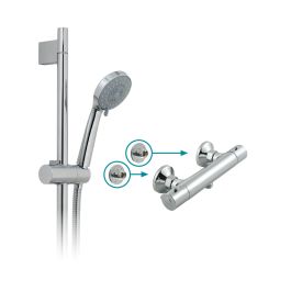 Prima Exposed Shower Valve Package Chrome