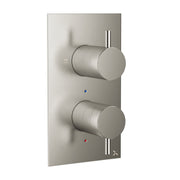 Crosswater MPRO Thermostatic 1 Outlet 2 Handle Shower Valve & Trimset Brushed