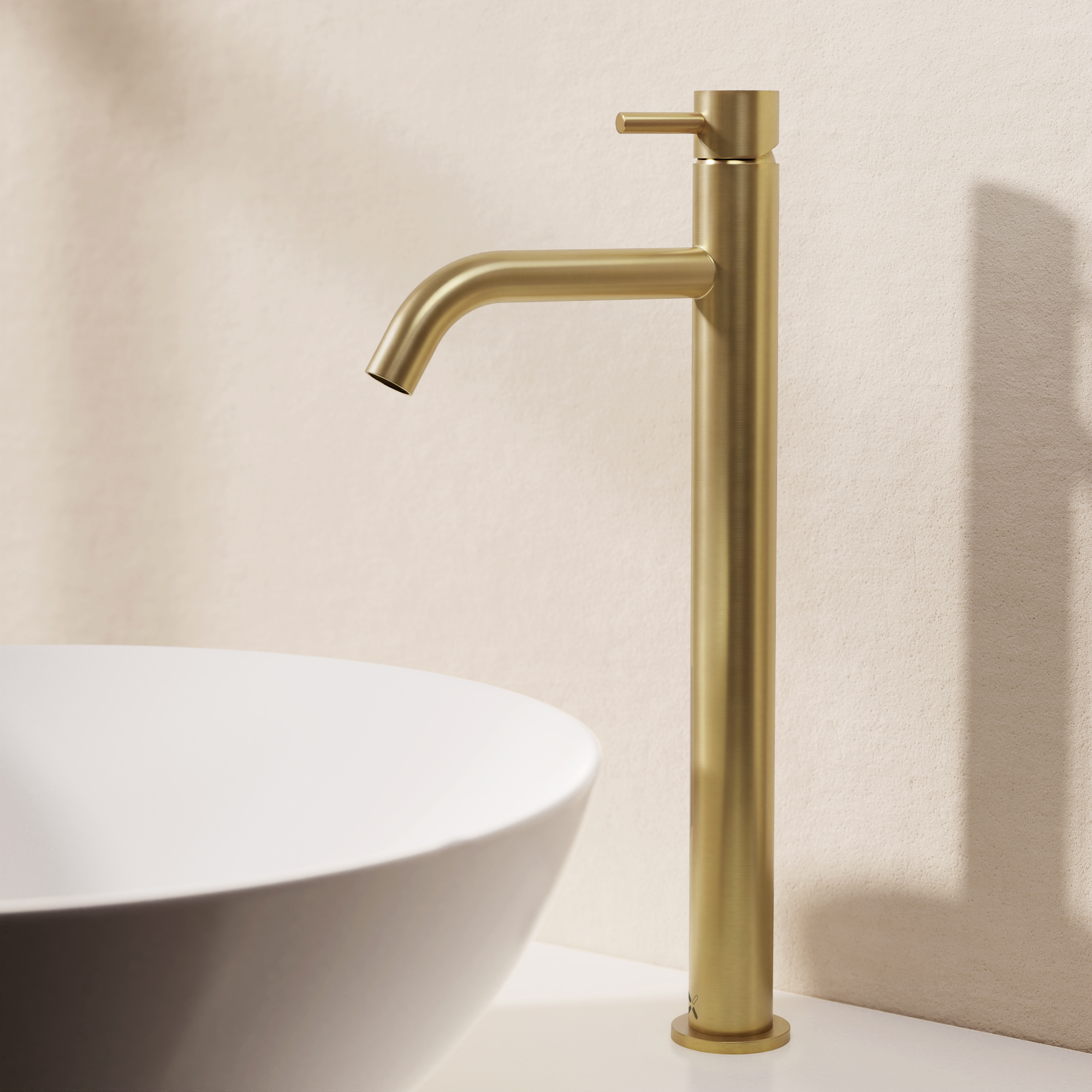 MPRO Basin Tall Monobloc Brushsed Brass