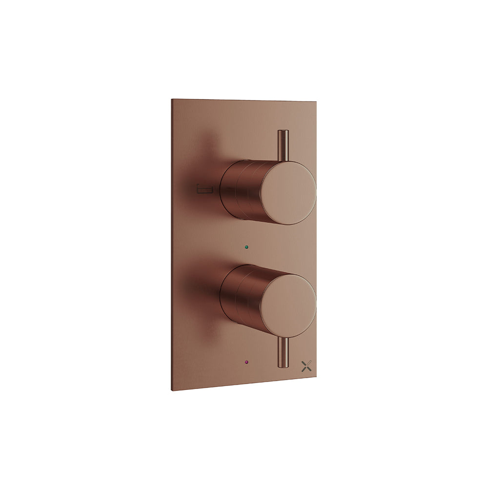 MPRO 2 Handle Bath Shower Etched Trimset