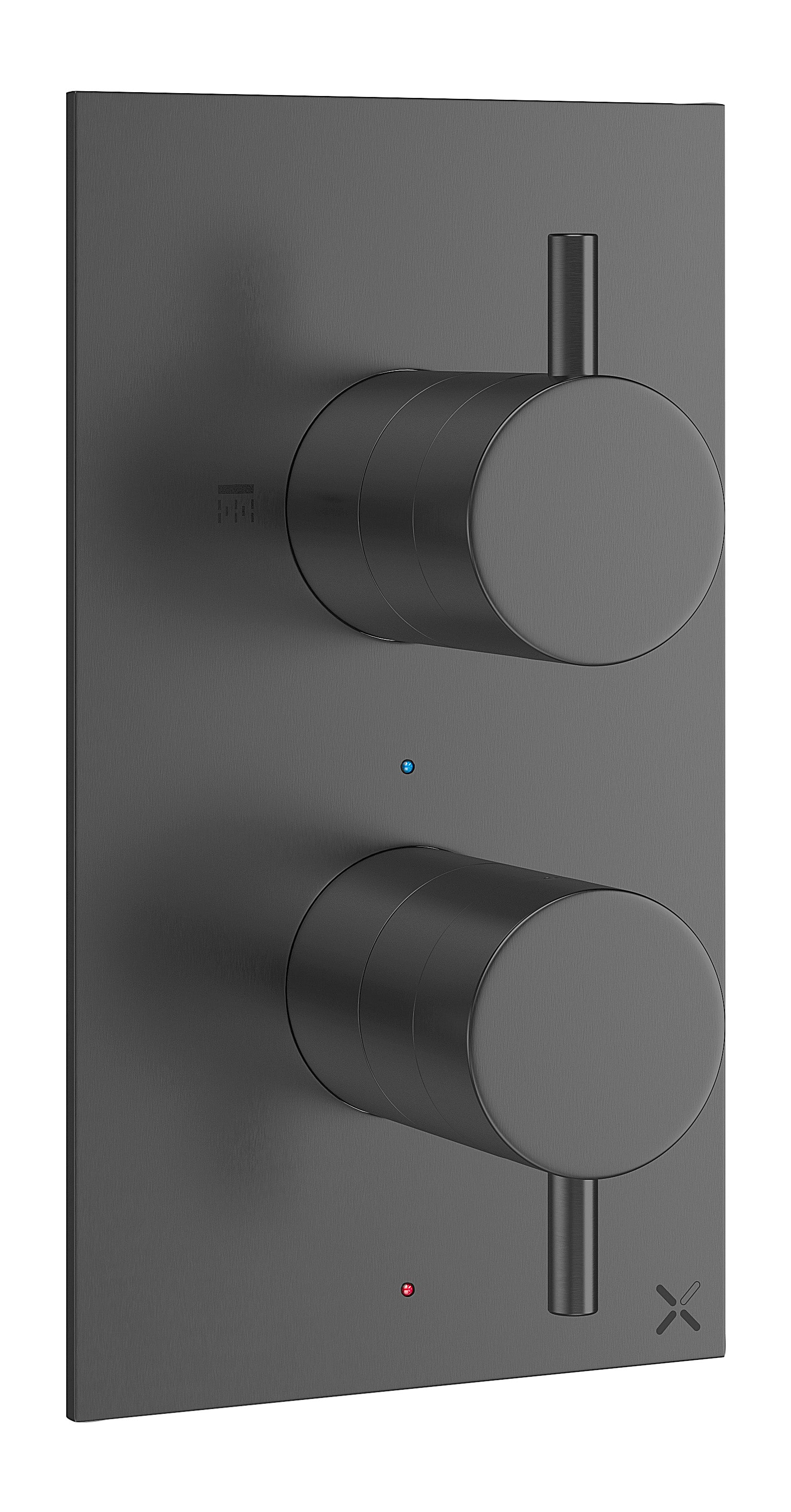 Crosswater MPRO 2 Outlet 2 Handle Concealed Thermostatic Shower Valve