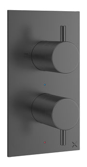 Crosswater MPRO 2 Outlet 2 Handle Concealed Thermostatic Shower Valve