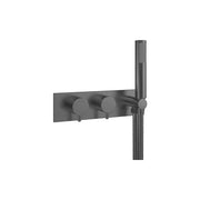 Crosswater MPRO 2 Outlet 2 Handle Concealed Thermostatic Bath Valve & Handset