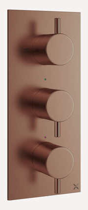 MPRO 3 Handle Shower Handset Etched Trimset Portrait
