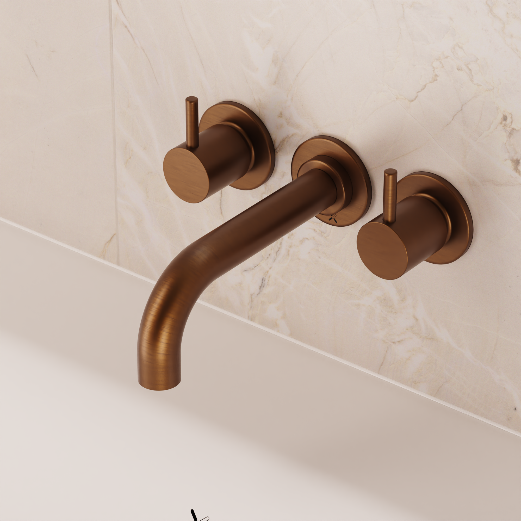 MPRO Bath 3 Hole Trim Set