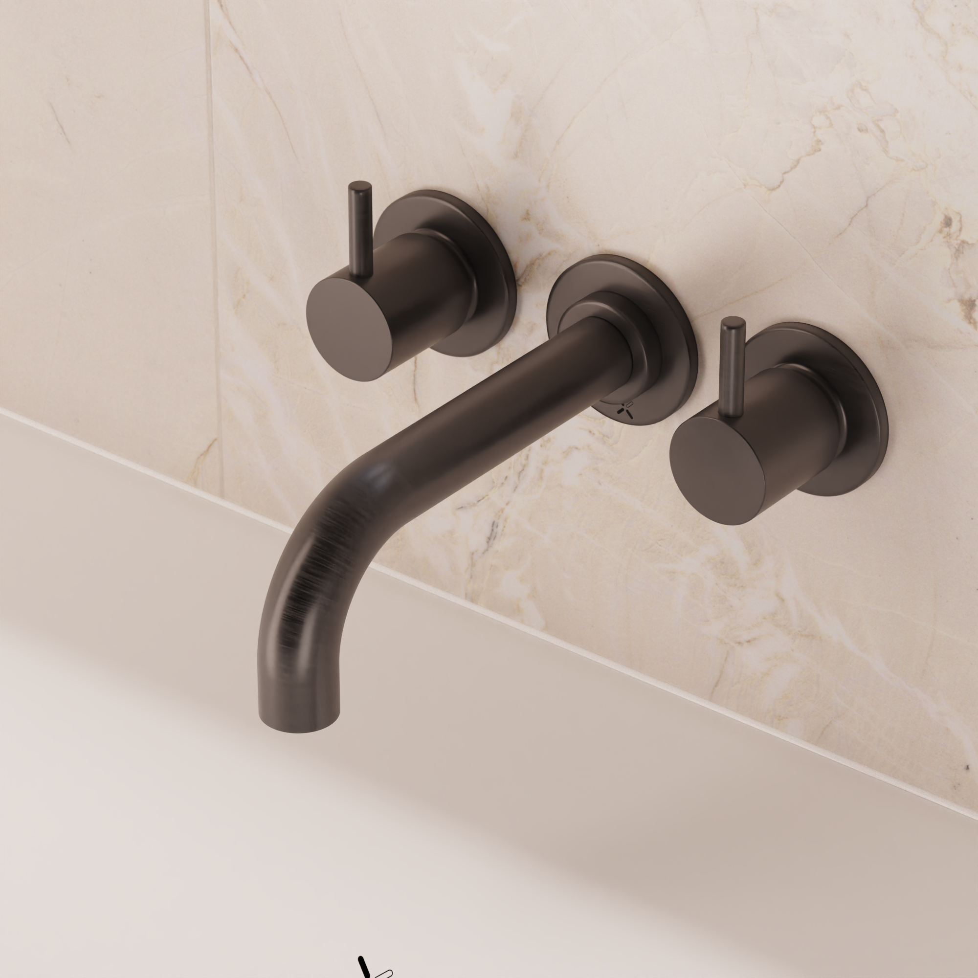 MPRO Bath 3 Hole Trim Set