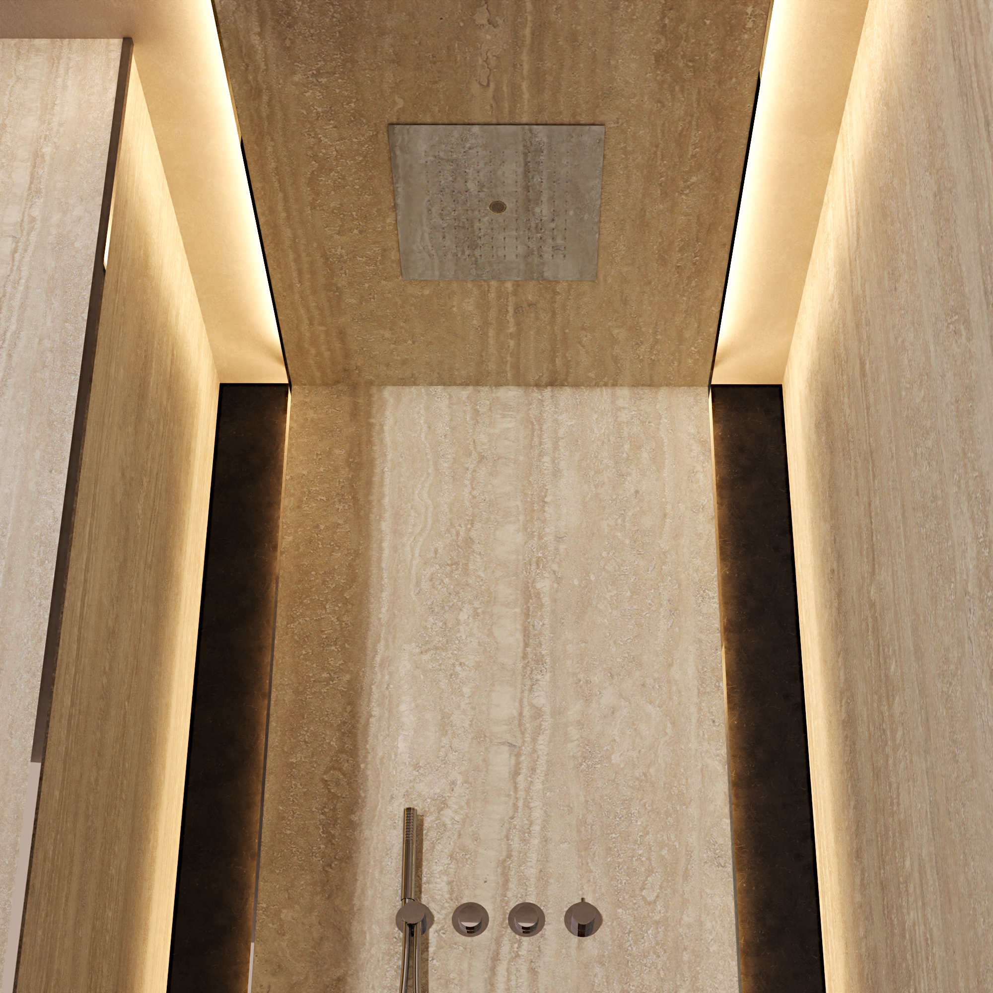 MPRO Stream 380 x 380 Recessed Shower Head