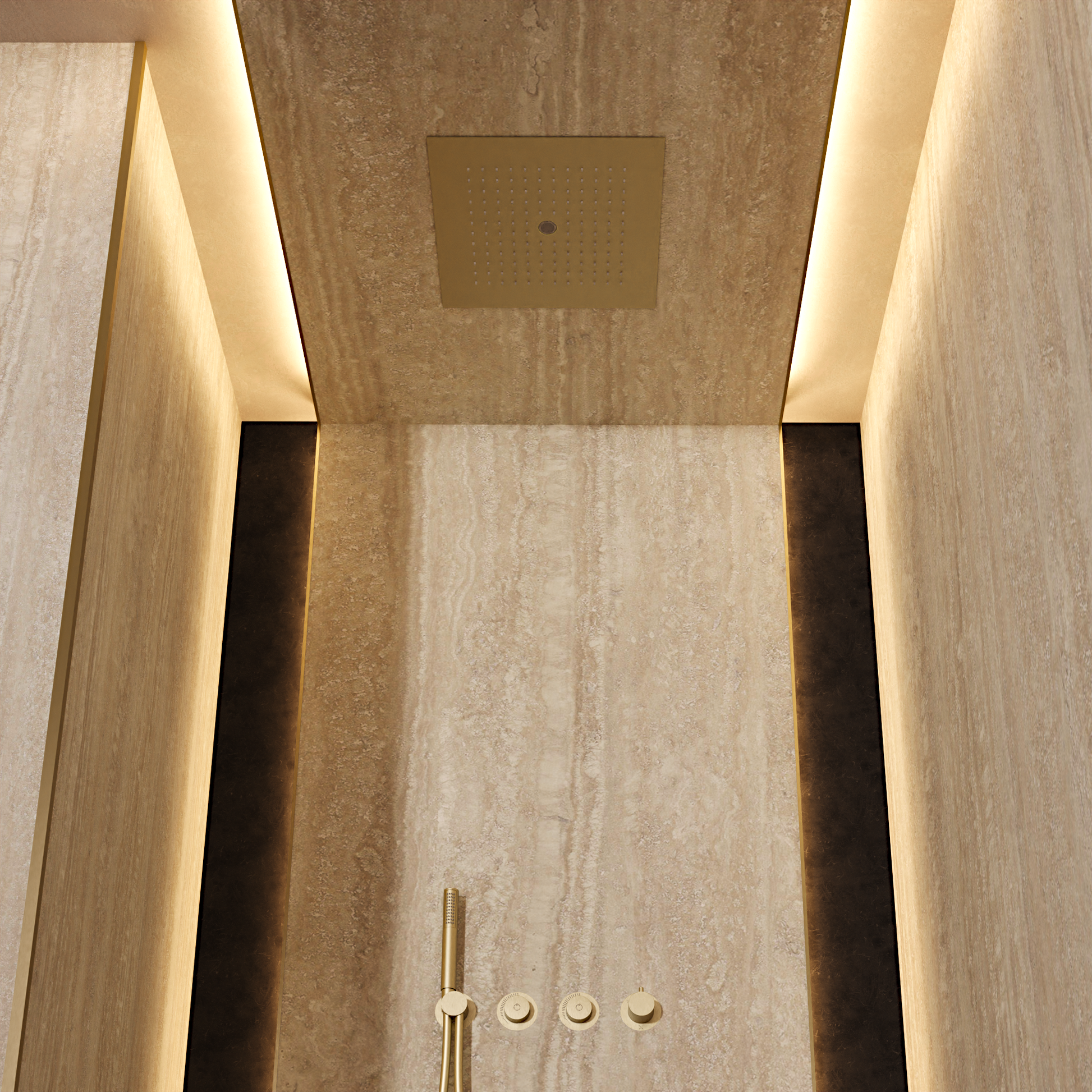 MPRO Stream 380 x 380 Recessed Shower Head