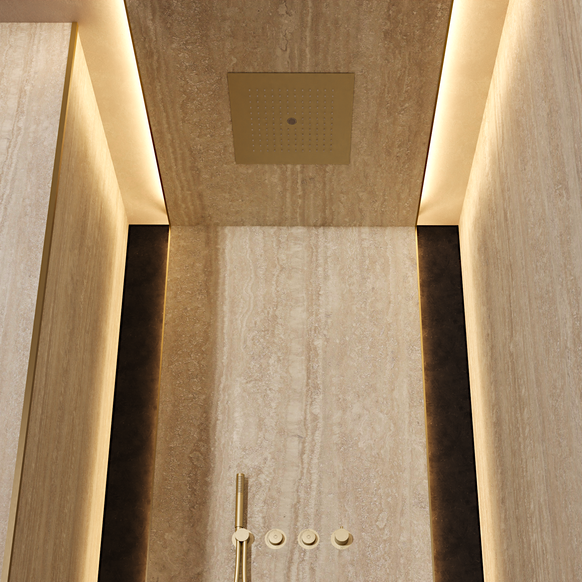 MPRO Stream 380 x 380 Recessed Shower Head