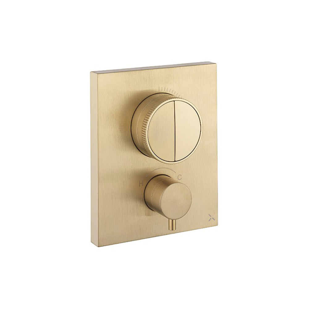 Crossbox Push MPRO 2 Outlet Trim & Levers