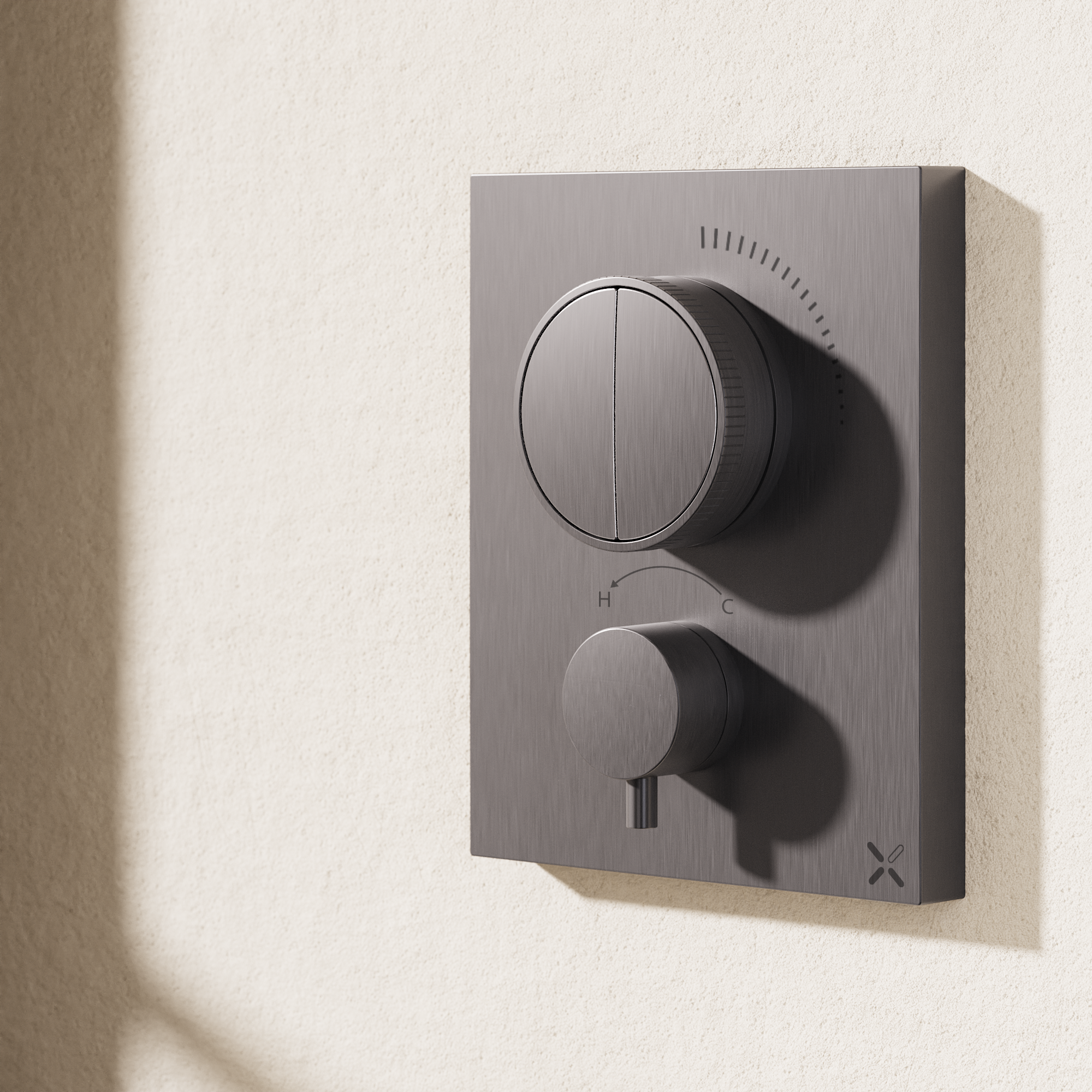 Crossbox Push MPRO 2 Outlet Trim & Levers