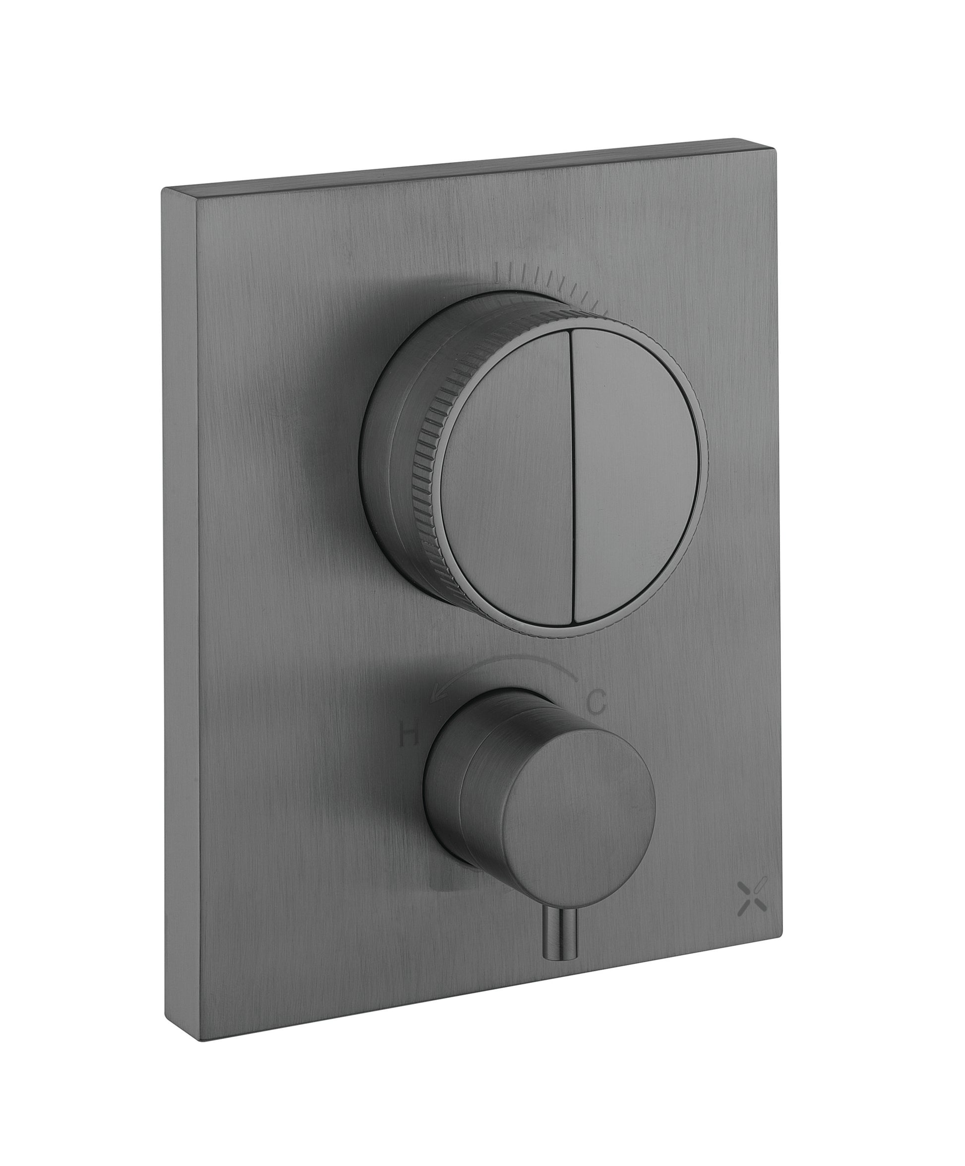 Crossbox Push MPRO 2 Outlet Trim & Levers