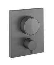 Crosswater MPRO Crossbox Push 2 Outlet Shower Valve & Trimset