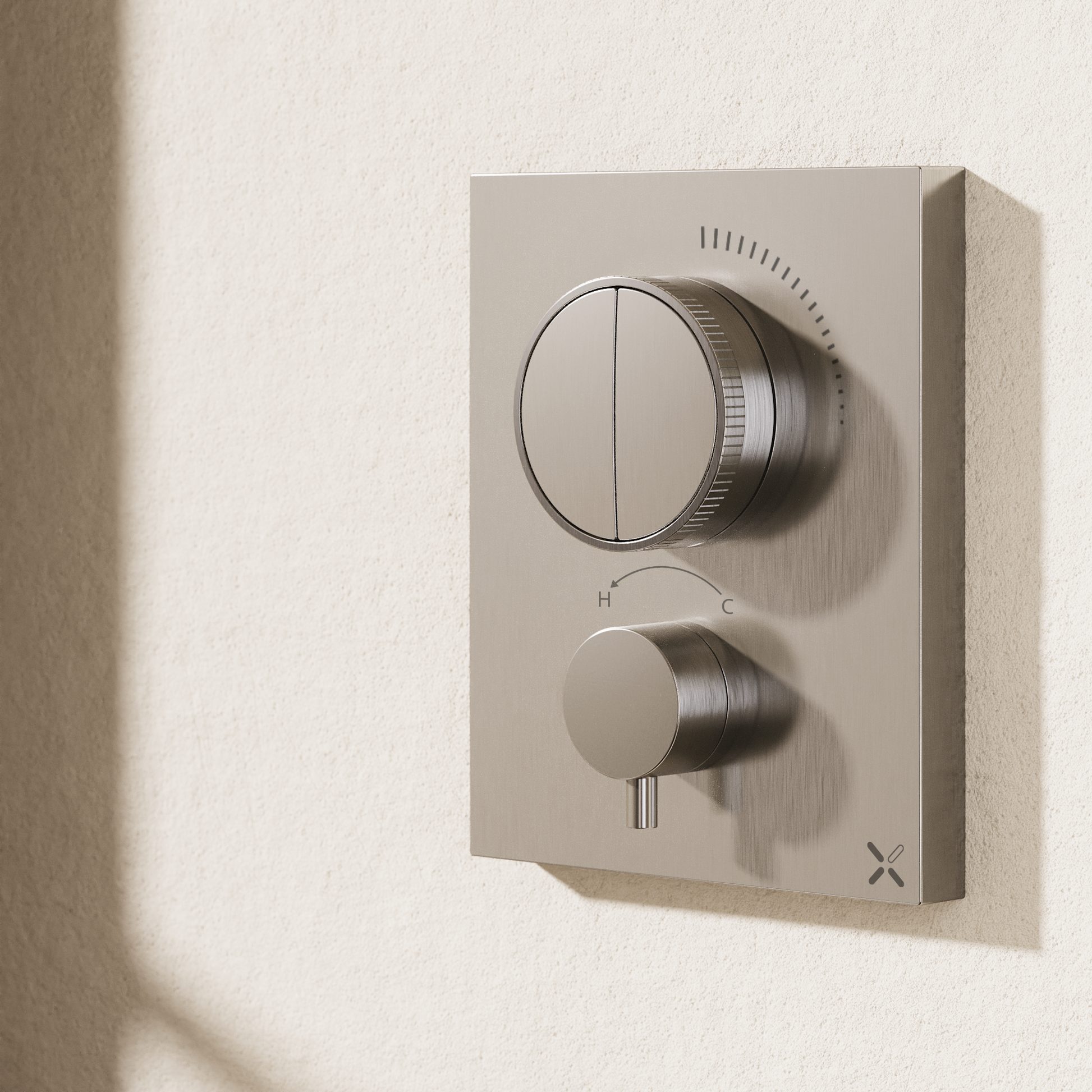 Crossbox Push MPRO 2 Outlet Trim & Levers