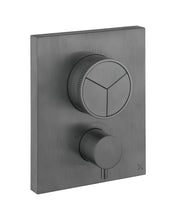 Crosswater MPRO Crossbox Push 3 Outlet Shower Valve & Trimset