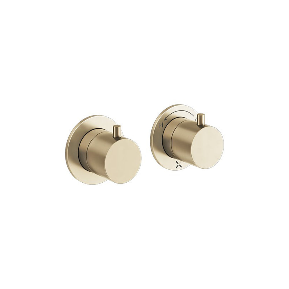 Crosswater MPRO Module 3 Outlet 2 Handle Shower Valve & Trimset
