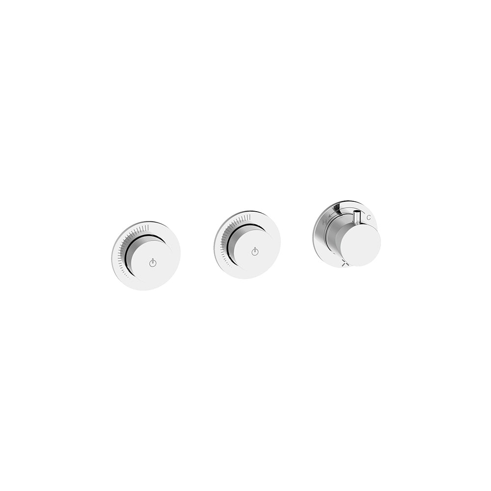 Crosswater Module MPRO Push 2 Outlet Shower Valve & Trimset