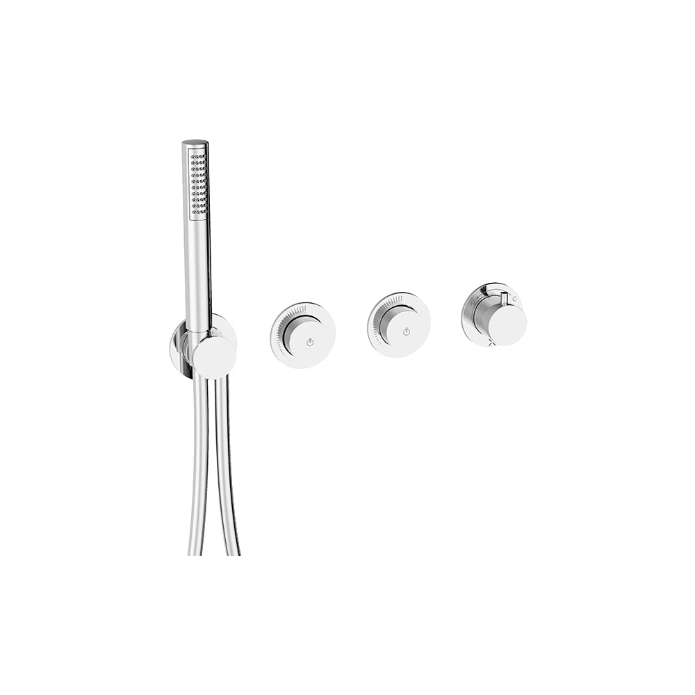 Crosswater Module MPRO Push 2 Outlet Shower Valve with Handset Trimset