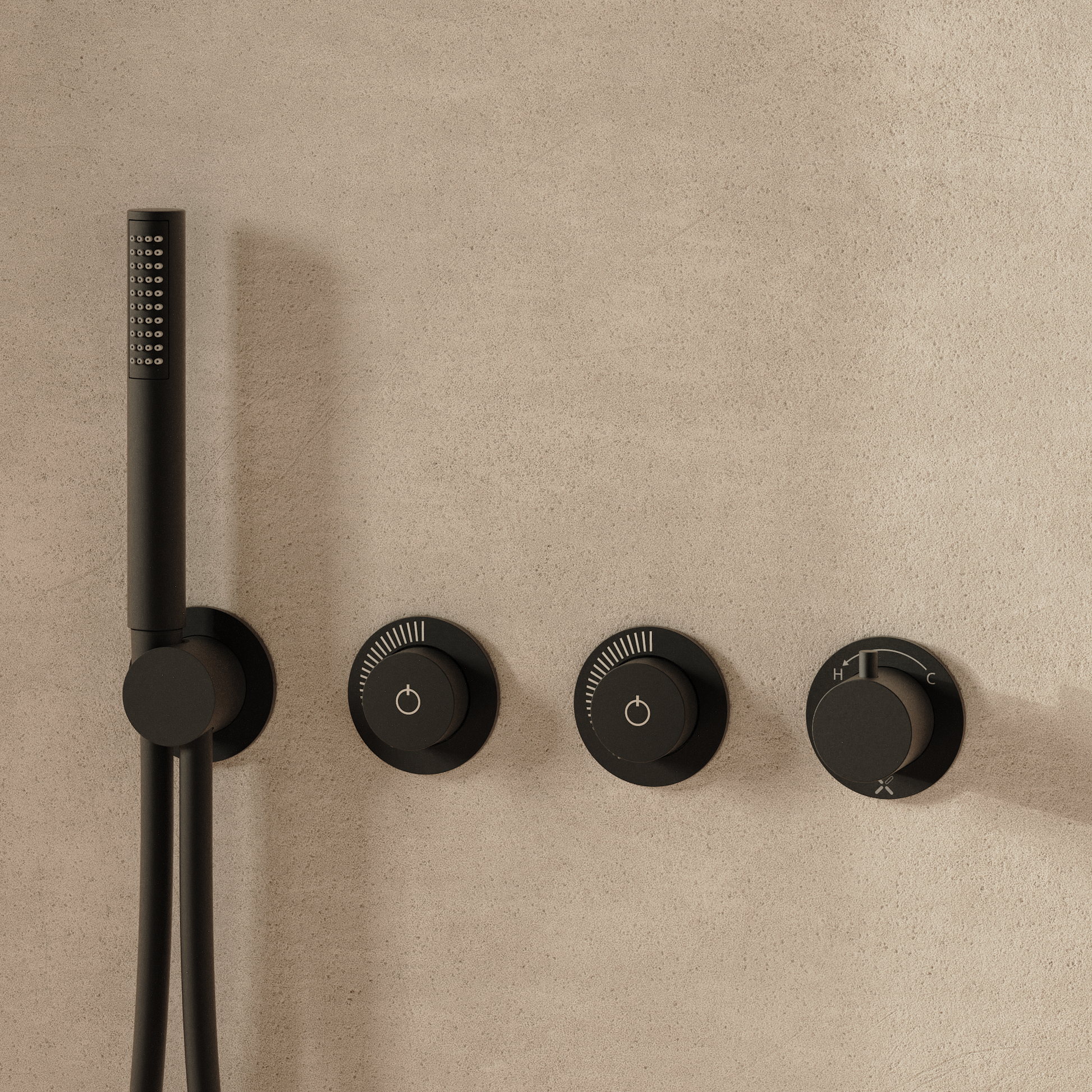 Module MRPO Push 2 Outlet Trimset with Handset