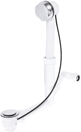 Pop-Up Bath Waste and Overflow with 19/23mm Pipe Connection