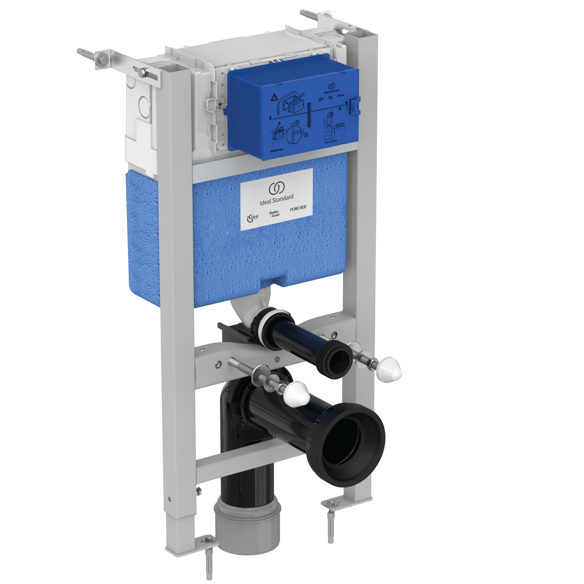 ProSys wall hung WC frame, 150 depth, front or top actuation CL2